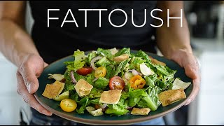 This EASY Fattoush Recipe will make you feel like a MASTER CHEF [upl. by Sorenson]