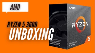 AMD Ryzen 5 3600 Unboxing [upl. by Daryl]