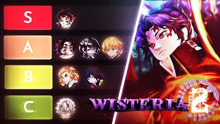 Wisteria 2  The BEST Breathings Styles Tier List [upl. by Leiad]