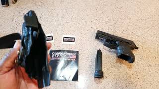 Concealment Express IWB Kydex Holster for the Heckler and Koch P30SK V3 9mm Carbon Black [upl. by Yeldarb]