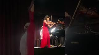 Patricia Cordero Violin amp Pablo Jara Piano play Serenade Espagnole by Cecil Chaminade [upl. by Madelin]