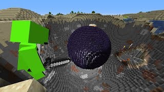 Minecraft But A Black Hole Grows Every Second [upl. by Fital]