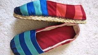 How to make Espadrilles [upl. by Clotilda315]