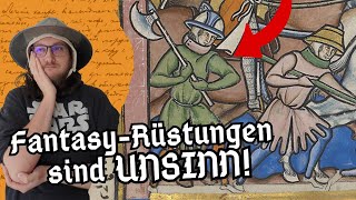 SO sahen Rüstungen im Mittelalter 13 Jh WIRKLICH aus – FantasyRüstungen historischer machen [upl. by Selwin463]