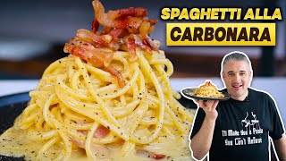 How to Make Next Level SPAGHETTI alla CARBONARA [upl. by Jessen]