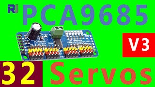 Controlling 32 Servo Using PCA9685 and Arduino V3 [upl. by Nevile]