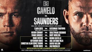 CANELO VS BILLY JOE SAUNDERS BEFORE THE BELL [upl. by Wanyen]