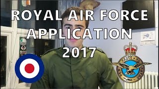 Royal Air Force Application Process 2017  Officer and Aircrew applicants [upl. by Pattani]