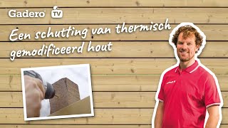 101 Schutting van thermisch gemodificeerd hout maken [upl. by Bubb]