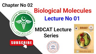 Introduction To Biological Molecules MDCAT Lecture  CHNo 02  Lecture No 01  Metabolism Concept [upl. by Ambrosius]