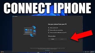 How to Connect iPhone to Windows 11 Using Phone Link [upl. by Keene443]