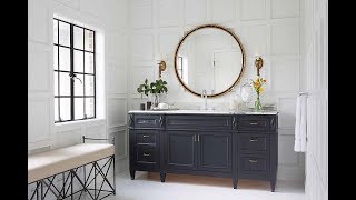 Navy Blue Bathroom Vanity [upl. by Oinotnaocram]