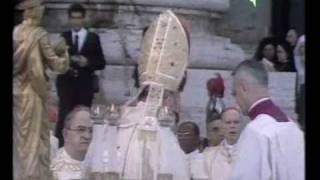 The Papal Inauguration Mass of John Paul I [upl. by Aehcsrop]