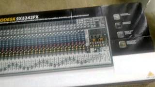 BEHRINGER EURODESK SX3242FX MIXER  PART 2 [upl. by Nohsauq438]