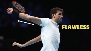 Grigor Dimitrov Backhand Slow Motion  Analysis [upl. by Titania]