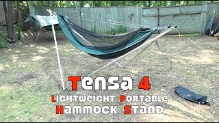 Tensa4 Lightweight Portable Hammock StandFirst Look [upl. by Nahgeem]