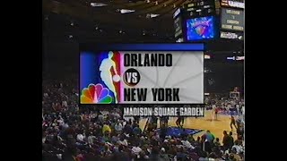 NBA on NBC Intro  1994 NBA Playoffs  Knicks vs Pacers Game 5 [upl. by Aynuat]