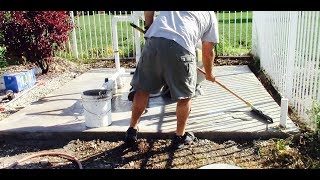 Using Concrete Resurfacer To Repair Concrete [upl. by Uel]