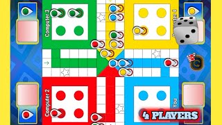 Ludo King Game 4 Players Match  Ludo Gameplay  लूडो गेम  424 [upl. by Hras]