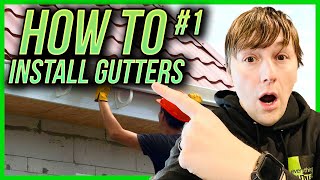 How to Install Gutters Part 1  DIY Professional Installation Instructions [upl. by Gabbert]