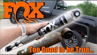 Fox 20 Rear Shocks for 20112019 GMC Duramax  Rancho Replacement [upl. by Hilel]