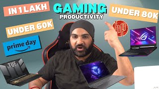 Best Gaming amp Productivity Laptop  Around1 Lakh  Under 80K  Under 60  Prime Day [upl. by Lemuela609]