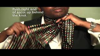 How to tie an ascot [upl. by Eiuqcaj]