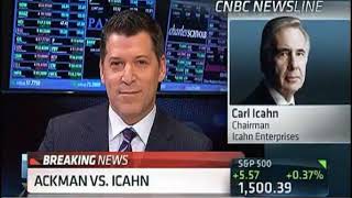 Bill Ackman vs Carl Icahn Showdown on Herbalife [upl. by Rodrich]