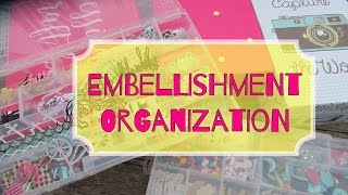 Embellishment Organization  Craft Storage Solutions  Im A Cool Mom [upl. by Lekram]