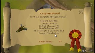 Level 27 Does Dragon Slayer  From Scratch to Max 3  OSRS [upl. by Gaiser]