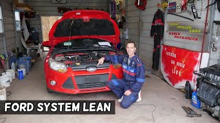 HOW TO FIX SYSTEM TOO LEAN BANK 1 OR BANK 2 ON FORD [upl. by Acinot953]