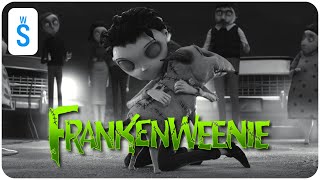 Frankenweenie 2012  Scene Sparky rescues Victor  Persephone comes to Sparky [upl. by Eelrebma]