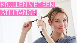 Krullen met een stijltang [upl. by Nauqe]