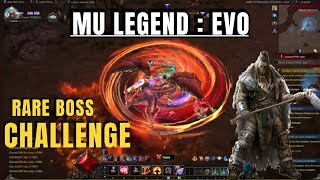 MU Legend  EVO  Rare Boss challenge  Fight Gameplay [upl. by Attirehs]