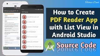 How to Make PDF Reader App in Android Studio  Read PDF From Phone [upl. by Cartwright473]