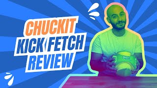 Best Kick Fetch Dog Toy  Chuckit Kick Fetch Max Glow Product Review [upl. by Crooks]