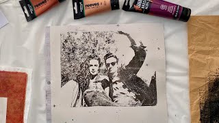 The Easiest Method For A Successful Image Transfer Gel Print [upl. by Noelle]