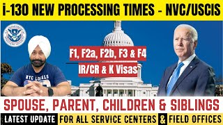 NVC i130 Processing time 2024  SpouseSiblingsParents amp Children [upl. by Ehrenberg]