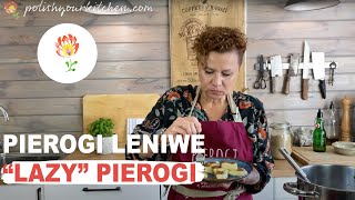 Real Polish recipe for quotlazyquot pierogi  PIEROGI LENIWE  how to make Polish food [upl. by Gottuard]