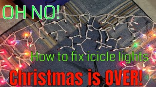 How to fix Incandescent Icicle Lights [upl. by Brander]