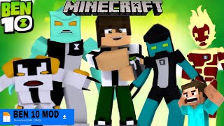 OP BEN 10 MOD IN MINECRAFT DOWNLOADBEST BEN 10 MOD DOWNLOAD [upl. by Birecree814]