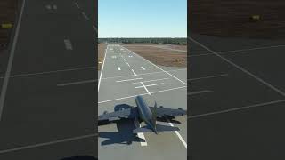 CLOSE CALL 😱  KC135 landing at Keesler AFB Biloxi MS  MSFS  shorts [upl. by Sherr]