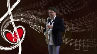 Isaac Albeniz  Tango  Dennis Memeo on Sax for Barbara Caderas [upl. by Lose769]