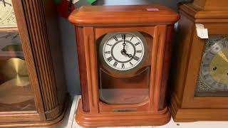 Indepth look at a Quartz batteryoperated Westminster Chime Mantle Clock [upl. by Adnowal]