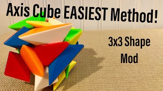 Axis Cube EASIEST Method 3x3 Shape Mod [upl. by Niven]