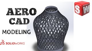 Lamp Shade Design in Solidworks  Solidworks tutorial 🙂 [upl. by Arther]