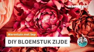 Hoe maak je een boeket met zijden bloemen [upl. by Yrailih826]