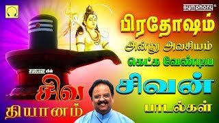 பிரதோஷம் அன்று கேட்கும் சிவன் பாடல்  சிவ தியானம்  எஸ்பிபி  Sivan Pradosham songs by SPB [upl. by Latimore]