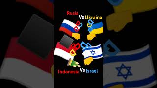 Indonesia vs Israel Rusia vs Ukraina art edit countryhumans countryballs drawing capcut [upl. by Annyahs705]