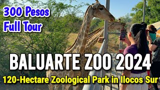 BALUARTE ZOO 2024 Full Tour in Ilocos Sur Philippines  120 Hectares Zoological Park in Vigan City [upl. by Lebar]